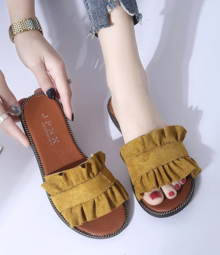 KL798 - Trendy Patela Sandal Yellow